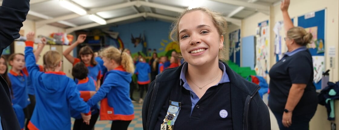 Volunteers supporting refugees